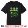 Three Cute Bearded Dragons Patrick’S Day Ireland Flag Shirt