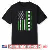 Vintage American Usa Flag St Patrick’S Day Shamrock Irish Shirt
