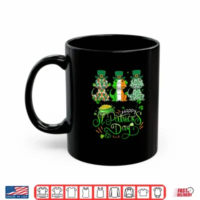 Mug Three Cute Bearded Dragons Patricks Day Ireland Flag Shirt