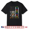 World Autism Awareness Day Puzzle Usa Flag Men Women Kid Shirt