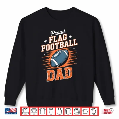 Sweatshirt Flag Football Dad Shirt