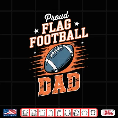 Design Flag Football Dad Shirt
