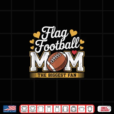Design Flag Football Mom Mothers Day Shirt