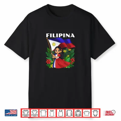 Philippines Flag Day Filipino Girl Filipina Shirt