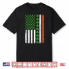 St Patricks Day Us American Flag Shamrocks Men Women Kid Shirt