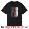 Valentines Day America Flag Hearts Patriotic Men Women Kids Premium Tri Blend Shirt