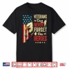 Veterans Day Never Forget Our Heroes Bald Eagle Usa Flag Shirt