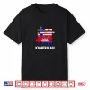 Womens Cambodia Cambodian Khmer Usa America American Dna Flag Day Shirt