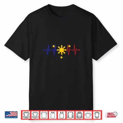 Philippines Pinoy Pinay Filipino Flag Day Filipina Heart Shirt