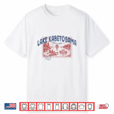 Lake Kabetogama Minnesota Outdoors Vintage Shirt