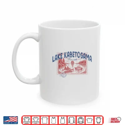 Mug Lake Kabetogama Minnesota Outdoors Vintage Shirt