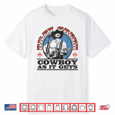Riley Green Cowboy As It Gets Logo Shirt
