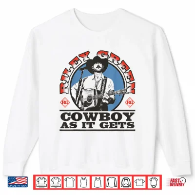 Sweatshirt Riley Green Cowboy As it Gets Logo Shirt