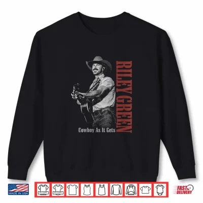 Sweatshirt Riley Green Cowboy Guitar Shirt