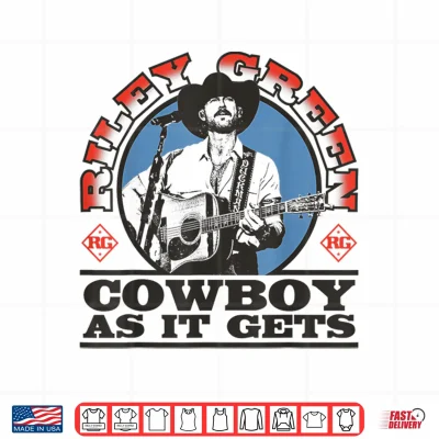 Design Riley Green Cowboy As it Gets Logo Shirt