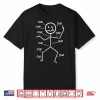Crying Stickman Ow Ow Funny Pain Meme Humor Shirt