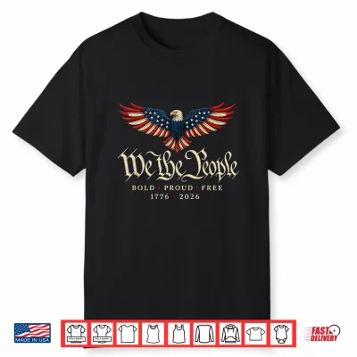 Patriotic Eagle 1776 2026 250Th Anniversary Shirt