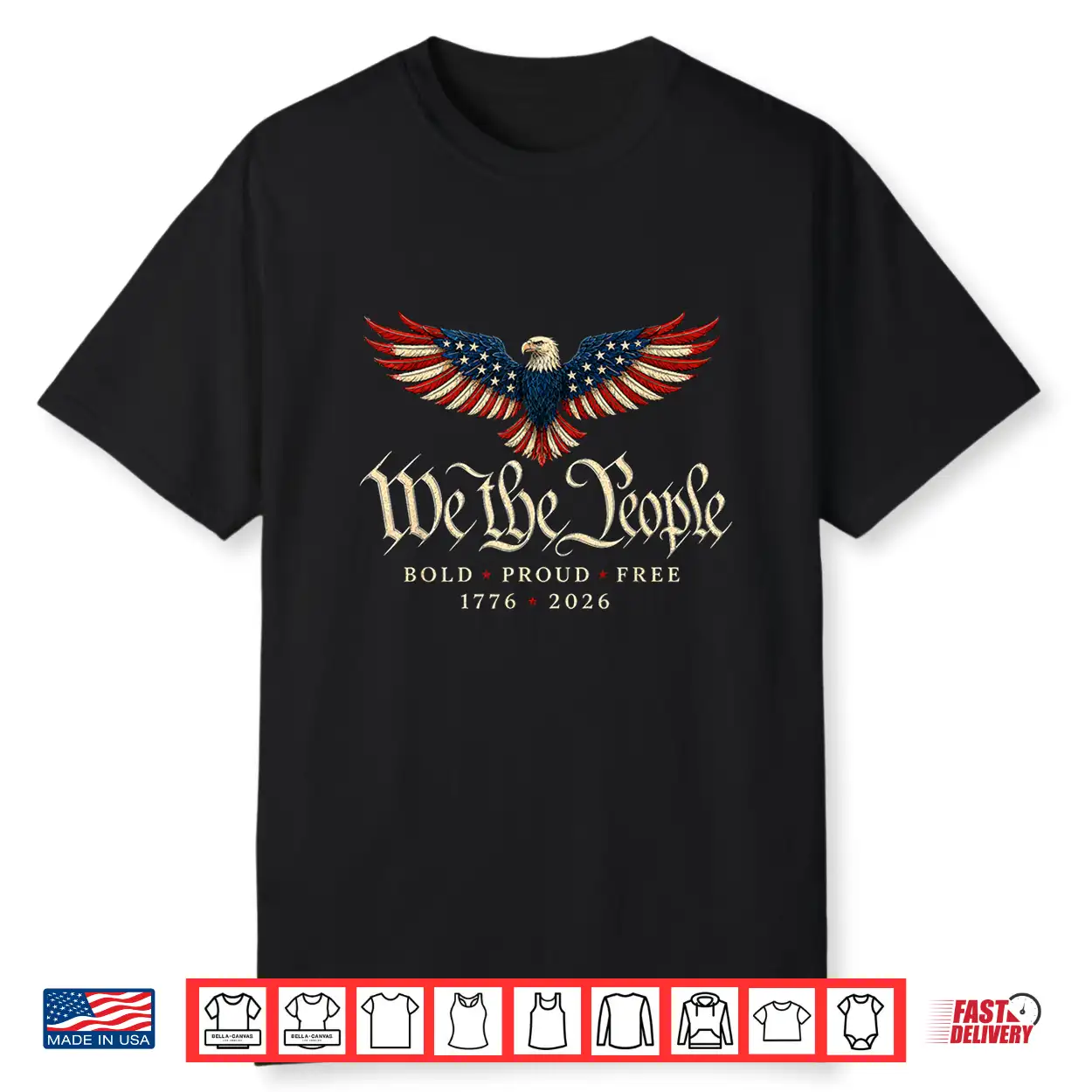 Patriotic Eagle 1776 2026 250Th Anniversary Shirt Patriotic Eagle 1776 2026 250Th Anniversary Shirt