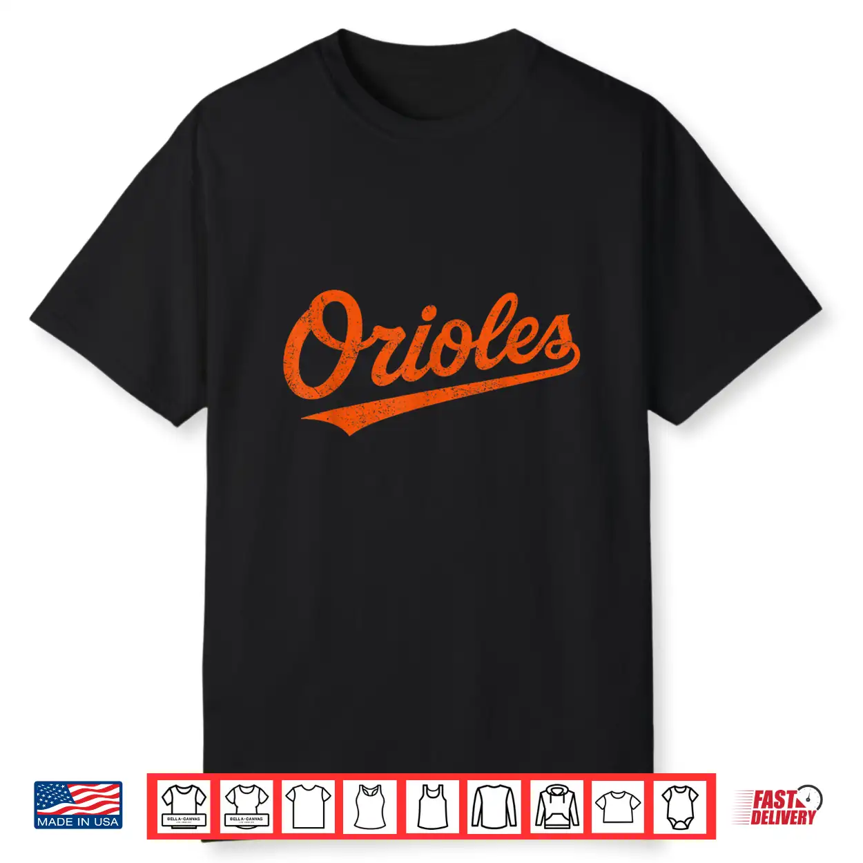 Retro Oriole Shirt Retro Oriole Shirt