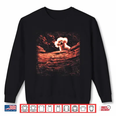 Sweatshirt A Little Lamb in the Killer Silence Cute Poodle Horror Movie Shirt