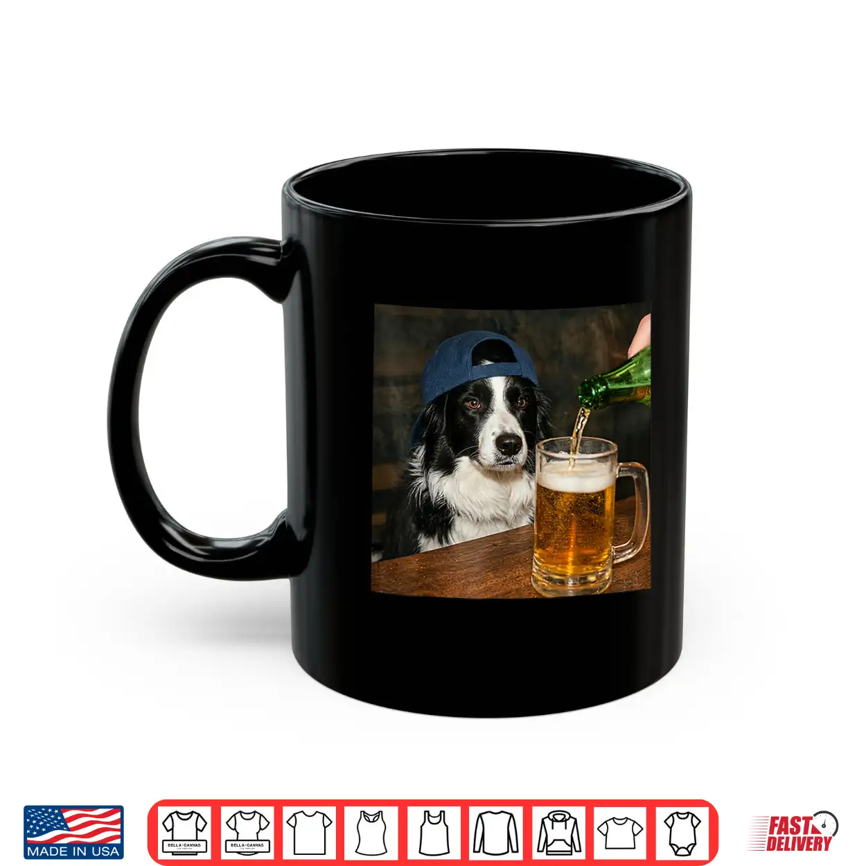 Border Collie Drinking Beer Funny Dog Meme Shirt Border Collie Drinking Beer Funny Dog Meme Shirt