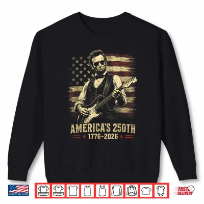 Abraham Lincoln 250 Years 250Th Anniversary Usa 4Th Of July Shirt 2 Sweatshirt Abraham Lincoln 250 Years 250th Anniversary USA 4th of July Shirt