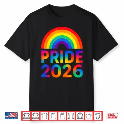 Gay Lgbtq Rainbow Flag Pride Month 2026 Shirt