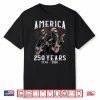 George Washington Abe Lincoln Playing Guitar 250Th America Shirt