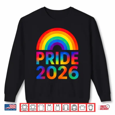 Sweatshirt Gay LGBTQ Rainbow Flag Pride Month 2026 Shirt