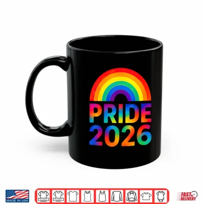 Mug Gay LGBTQ Rainbow Flag Pride Month 2026 Shirt