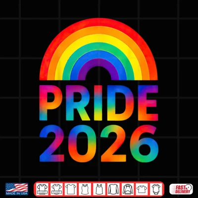 Design Gay LGBTQ Rainbow Flag Pride Month 2026 Shirt
