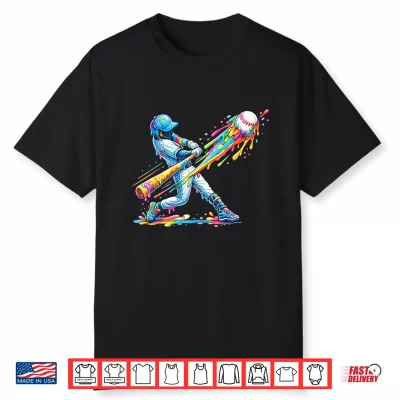 Baseball Drip Ice Cream Apparel Youth Drip Baseball Boys Kid Shirt