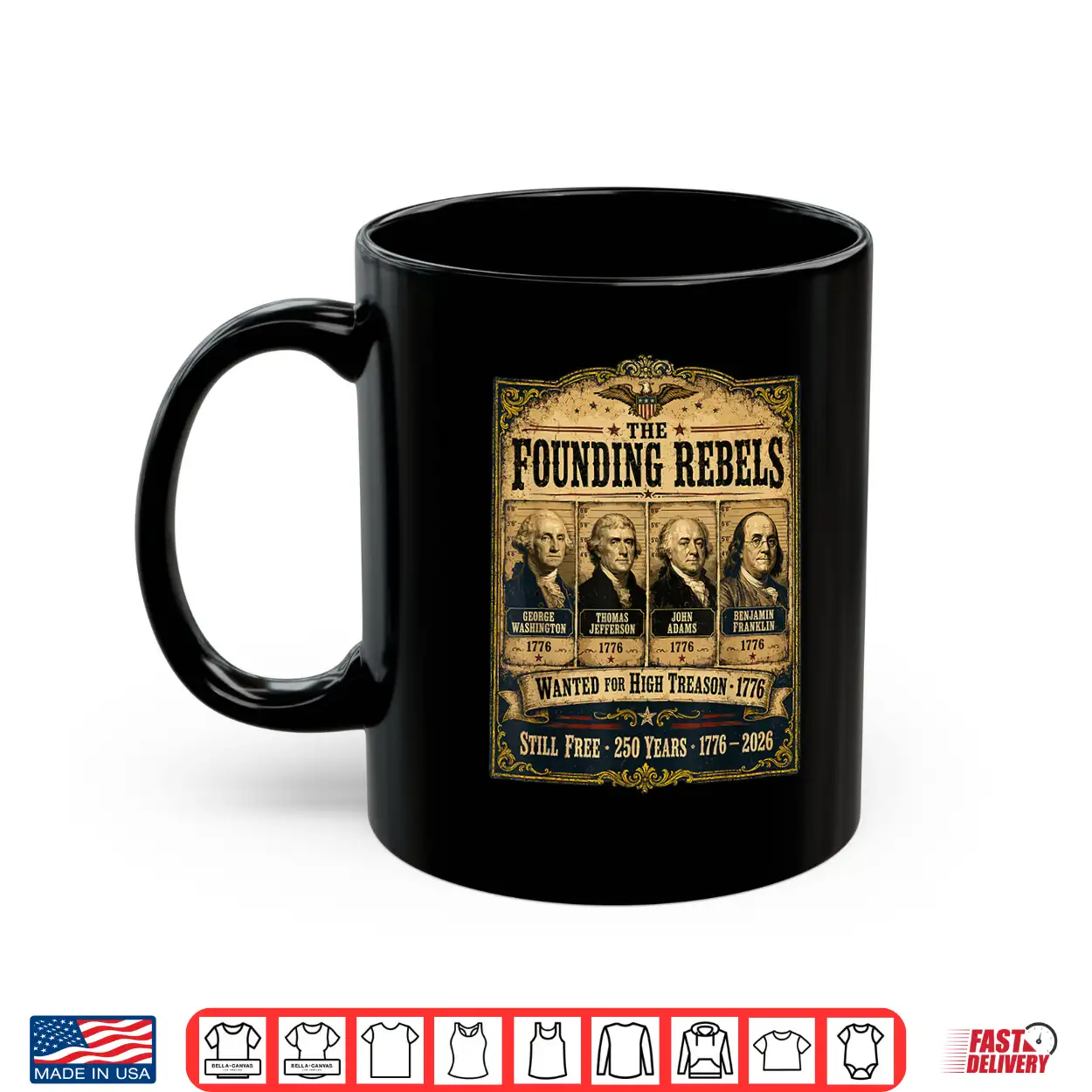 Founding Fathers Wanted Poster American History 1776 2026 Shirt Founding Fathers Wanted Poster American History 1776 2026 Shirt
