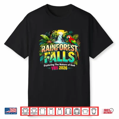 Rainforest Falls Vbs 2026 Exploring The Nature Of God Gift Shirt