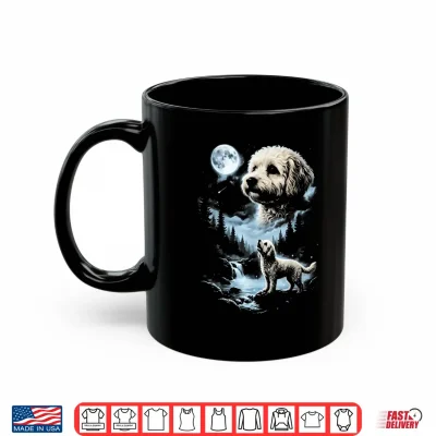 Mug Maltipoo Howling to the Moon Shirt