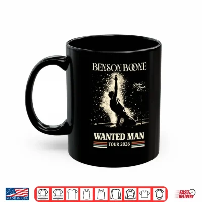 Mug Benson Boone Wanted Man Tour 2026 Shirt