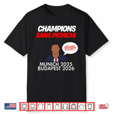Champions Sans Pichichi Munich 2025 Budapest 2026 Shirt