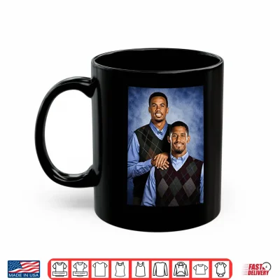 Mug Gabriel And Saliba Step Brothers Arsenal Shirt