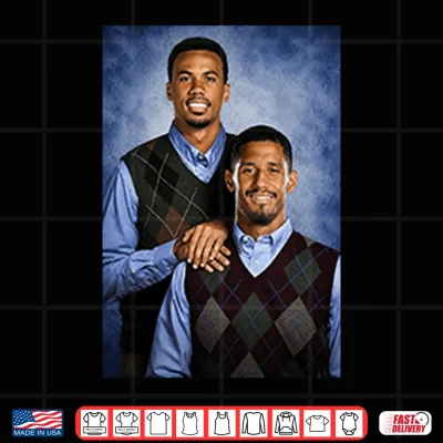 Design Gabriel And Saliba Step Brothers Arsenal Shirt