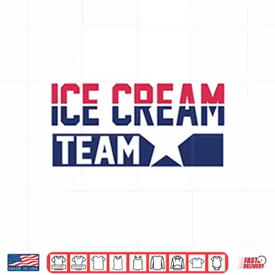 Ice Cream Team Shirt 4 Design ICE Cream Team Shirt