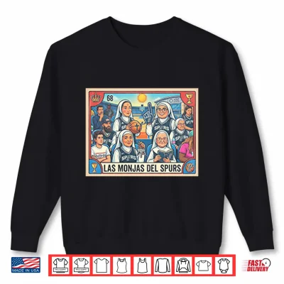 Sweatshirt Las Monjas Del Spurs San Antonio Spurs Shirt