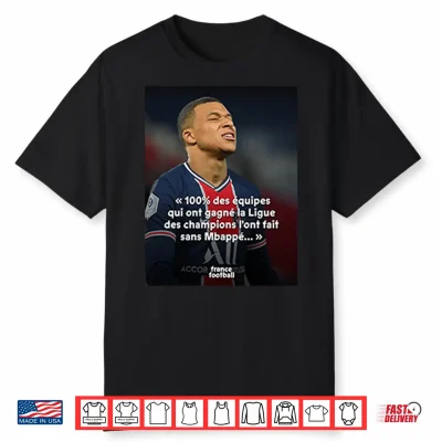 Mbappé Meme Psg Champions League Joke Shirt