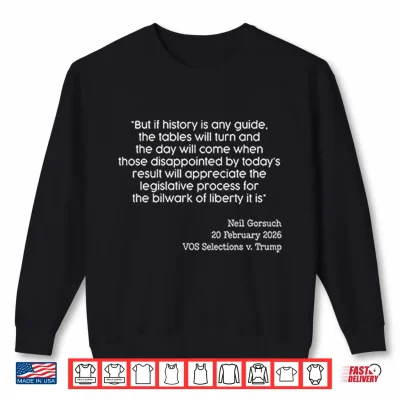 Sweatshirt Neil Gorsuch VOS Selections V Trump Shirt