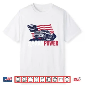 Ram Power Patriotic Truck Shirt