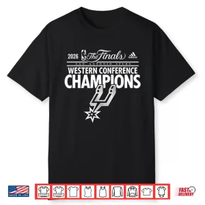 San Antonio Spurs Western Conference Champions 2026 Shirt