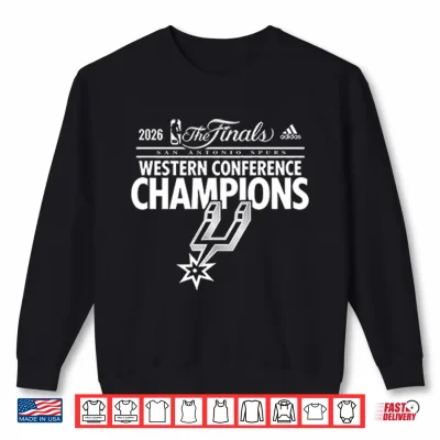 Sweatshirt San Antonio Spurs Western Conference Champions 2026 Shirt