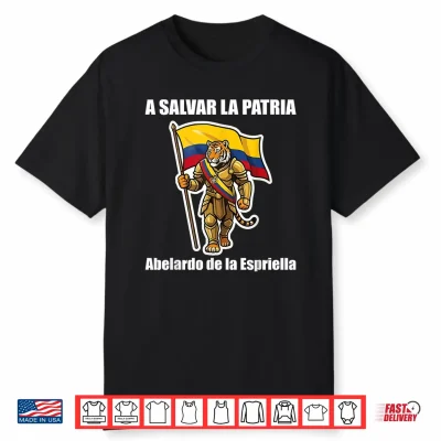 Abelardo De La Espriella Presidente Colombian Flag Tiger Shirt