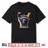 Feral Free American Racoon Funny 4Th Of July Graphic Shirt