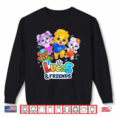 Sweatshirt Kids Favorite Cartoon Characters Lucas Friends Official Shirt