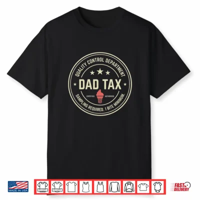 Mens Dad Tax Dad Funny Ice Cream Dad For Dad Performance Shirt